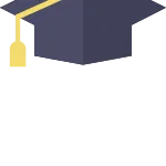 Overseas College Hat SVG Icon